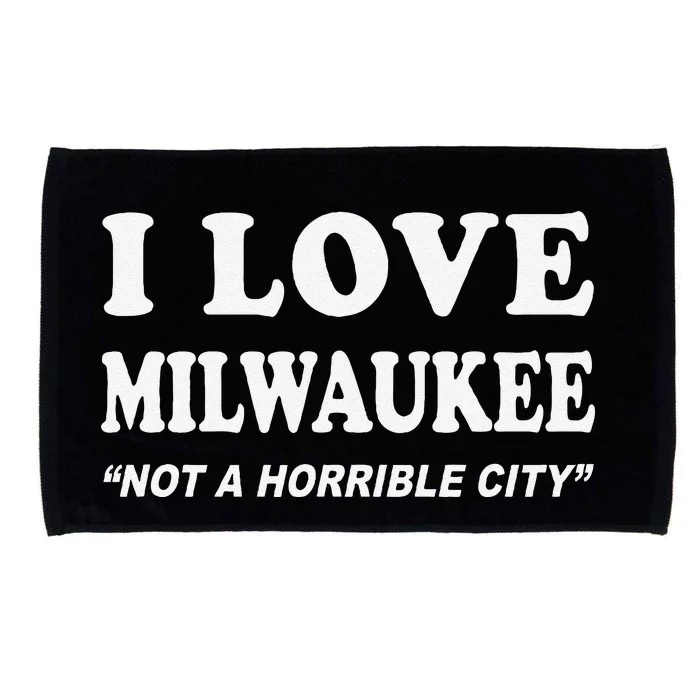 I Love Milwaukee Wisconsin Microfiber Hand Towel