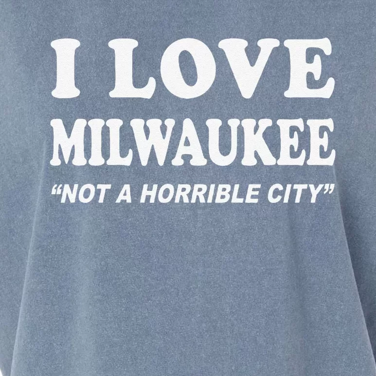 I Love Milwaukee Wisconsin Garment-Dyed Women's Muscle Tee