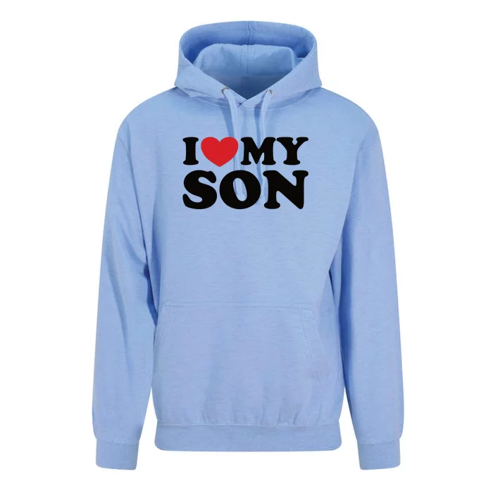 I Love My Son Unisex Surf Hoodie