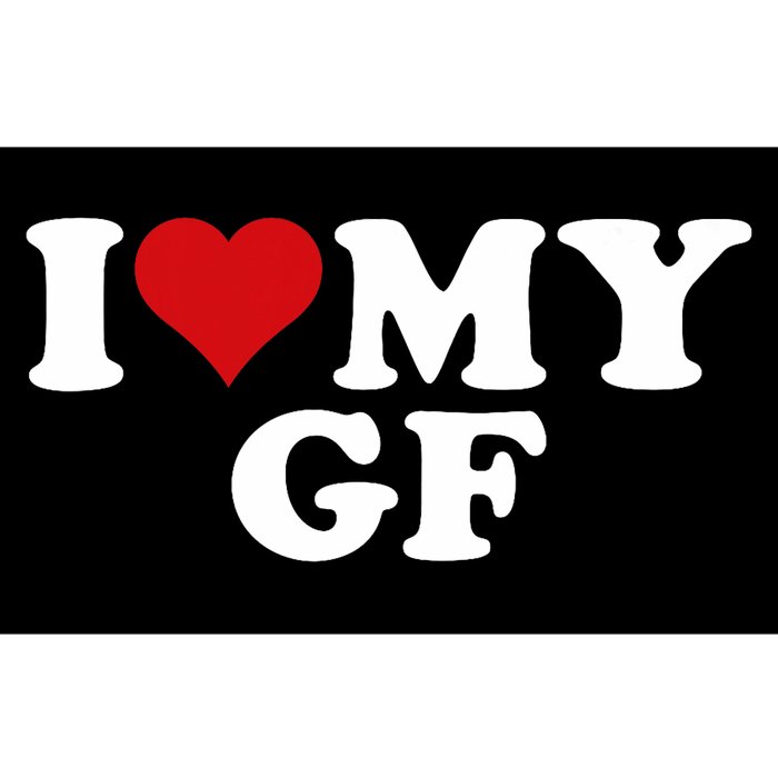 I Love My Hot Girlfriend I Heart My Hot Girlfriend Gf Bumper Sticker