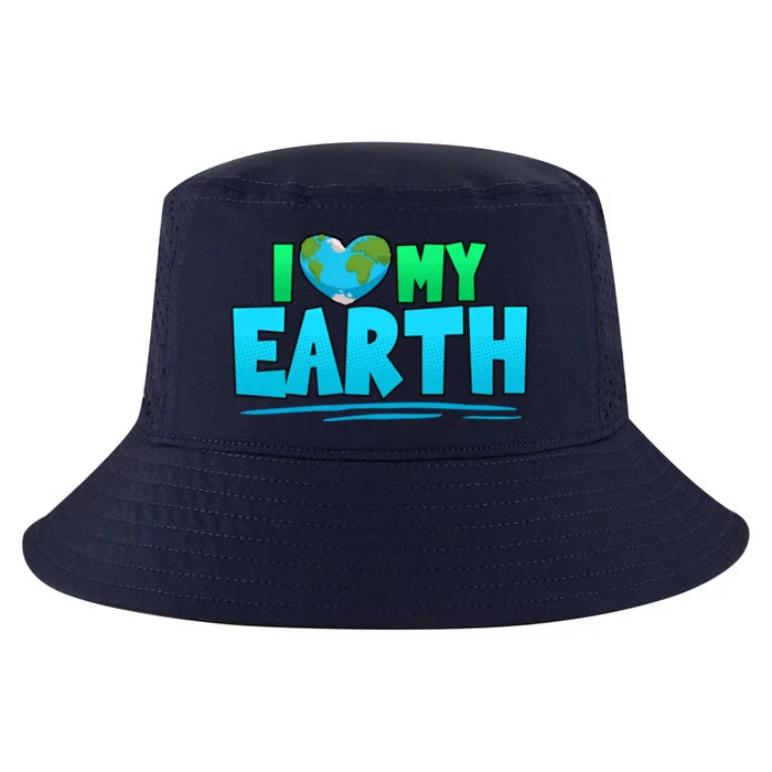 I Love My Earth Earth Day Anniversary Protect Nature Gift Cool Comfort Performance Bucket Hat