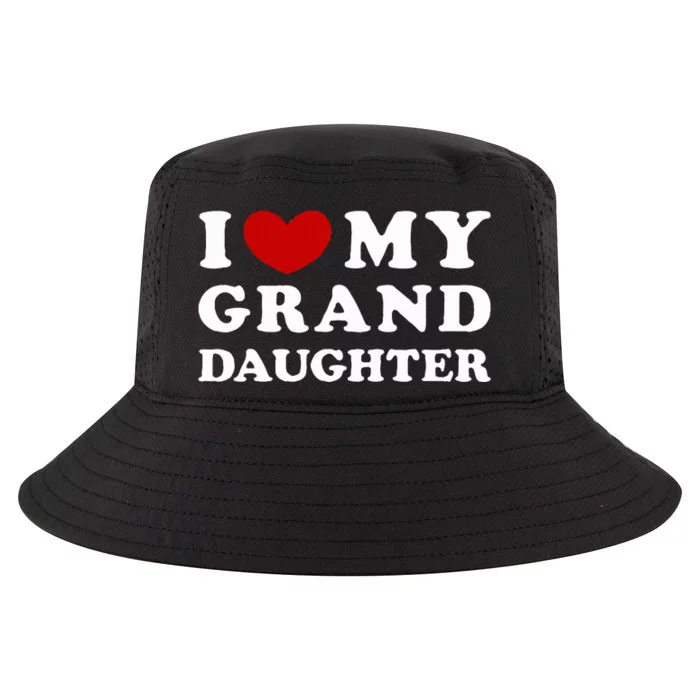 I Love My Granddaughter I Heart My Granddaughter Cool Comfort Performance Bucket Hat