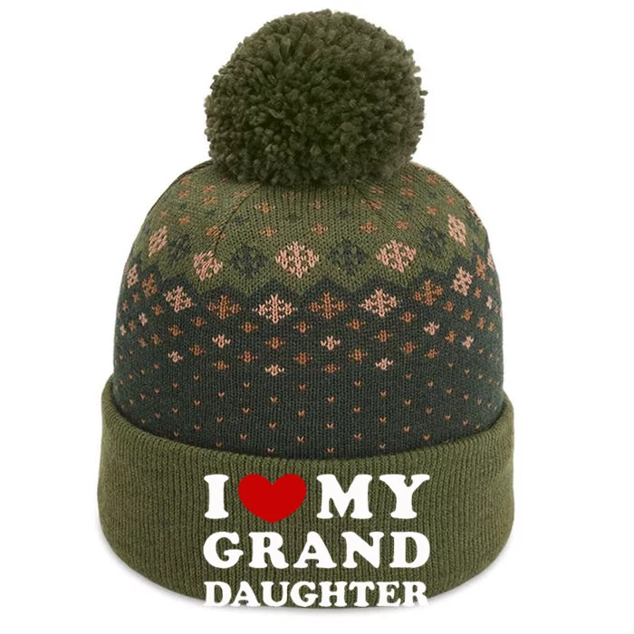 I Love My Granddaughter I Heart My Granddaughter The Baniff Cuffed Pom Beanie