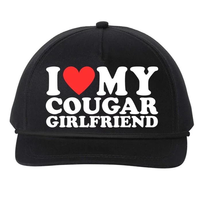 I Love My Cougar Girlfriend Funny Snapback Five-Panel Rope Hat