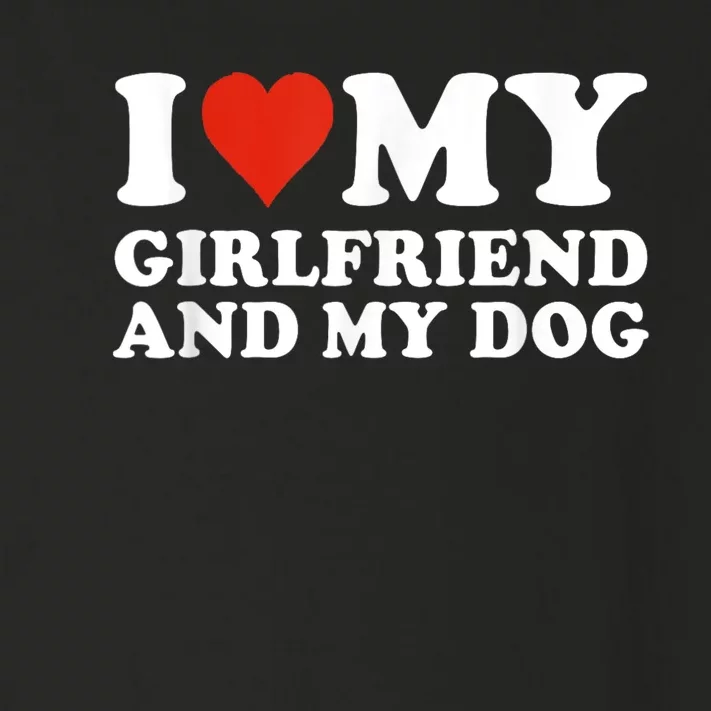 I Love My Girlfriend And My Dog Toddler Long Sleeve Shirt