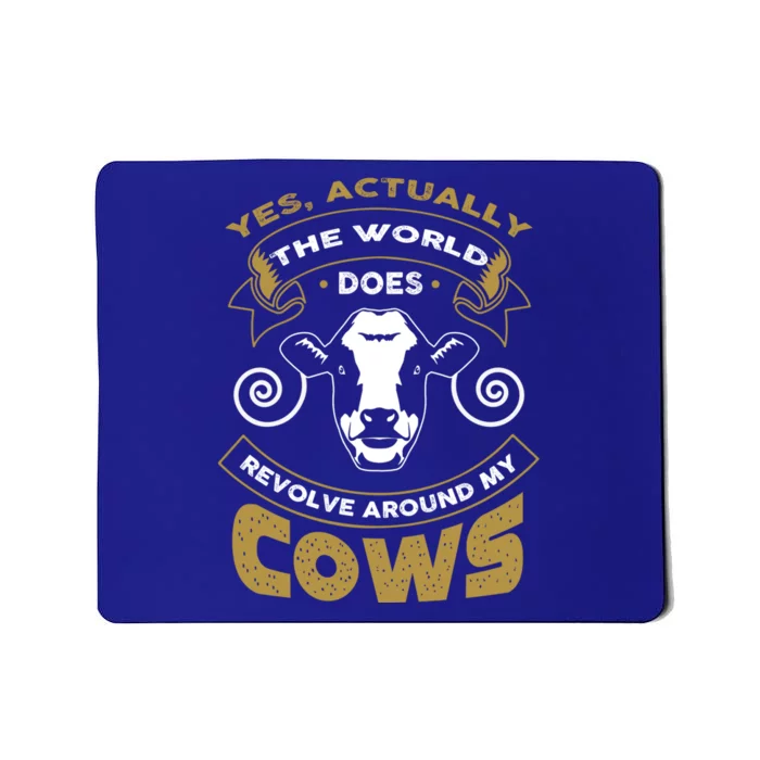 I Love My Cows Gift Funny Cows Gift Cute Gift Mousepad