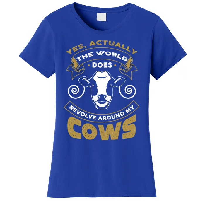 I Love My Cows Gift Funny Cows Gift Cute Gift Women's T-Shirt