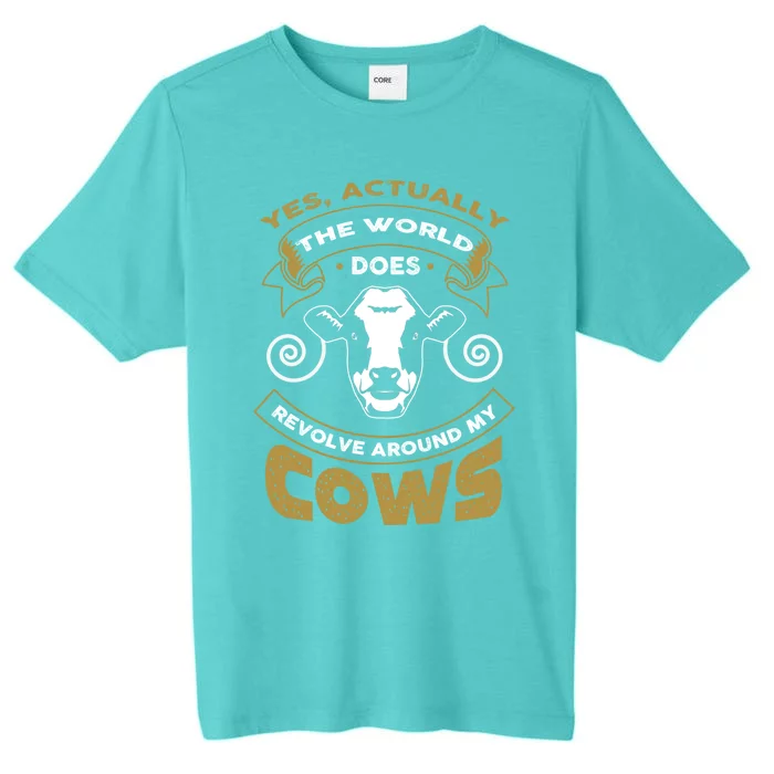 I Love My Cows Gift Funny Cows Gift Cute Gift ChromaSoft Performance T-Shirt