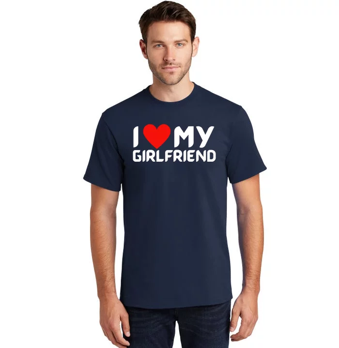 I Love My GF Girlfriend Heart Tall T-Shirt