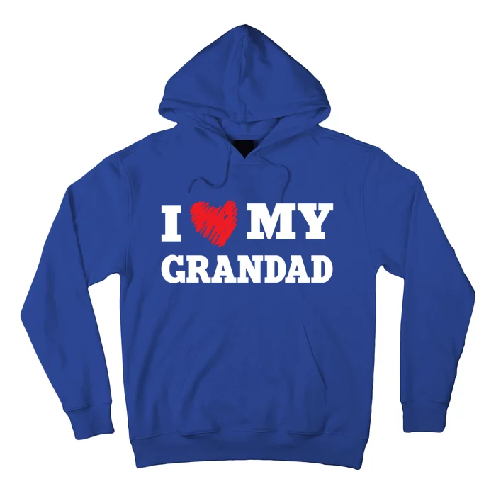 I Love My Grandad Favorite Family Member Valentines Gift Hoodie