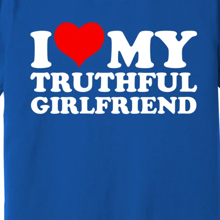 I Love My Truthful Friend Cool Gift Premium T-Shirt