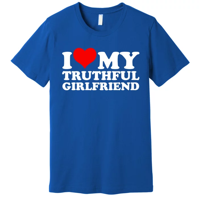 I Love My Truthful Friend Cool Gift Premium T-Shirt