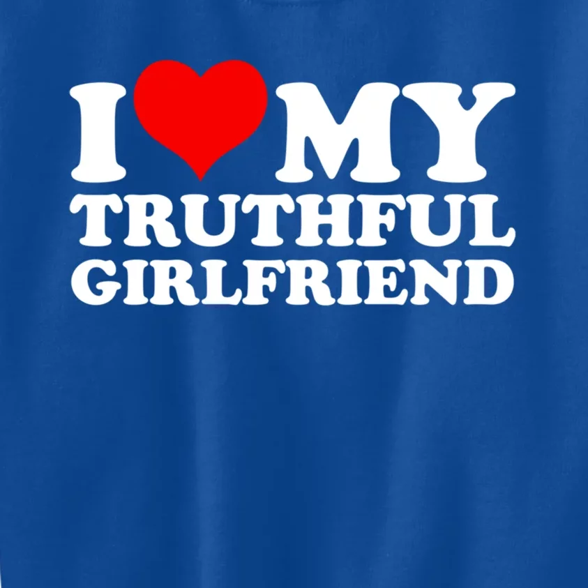 I Love My Truthful Friend Cool Gift Kids Sweatshirt