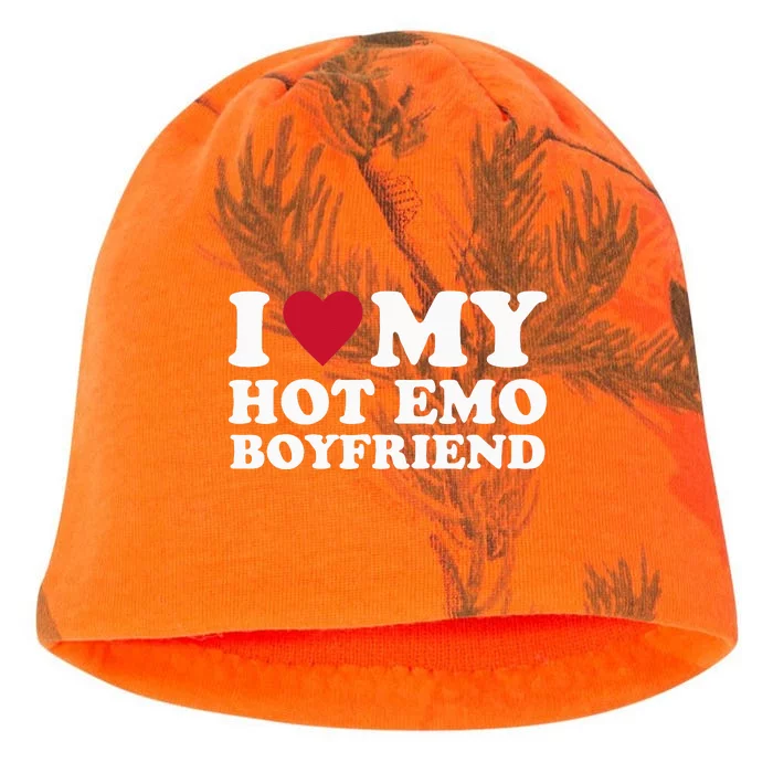 I Love My Hot Emo Boyfriend Kati - Camo Knit Beanie