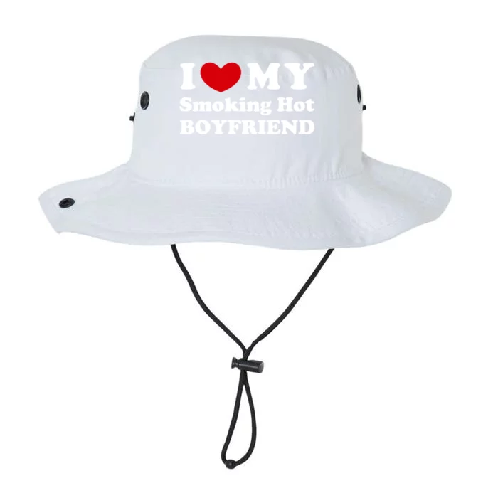 I Love My Smoking Hot Friend I Heart My Smoking Hot Bf Gift Legacy Cool Fit Booney Bucket Hat