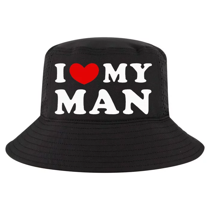 I Love My Man Cool Comfort Performance Bucket Hat