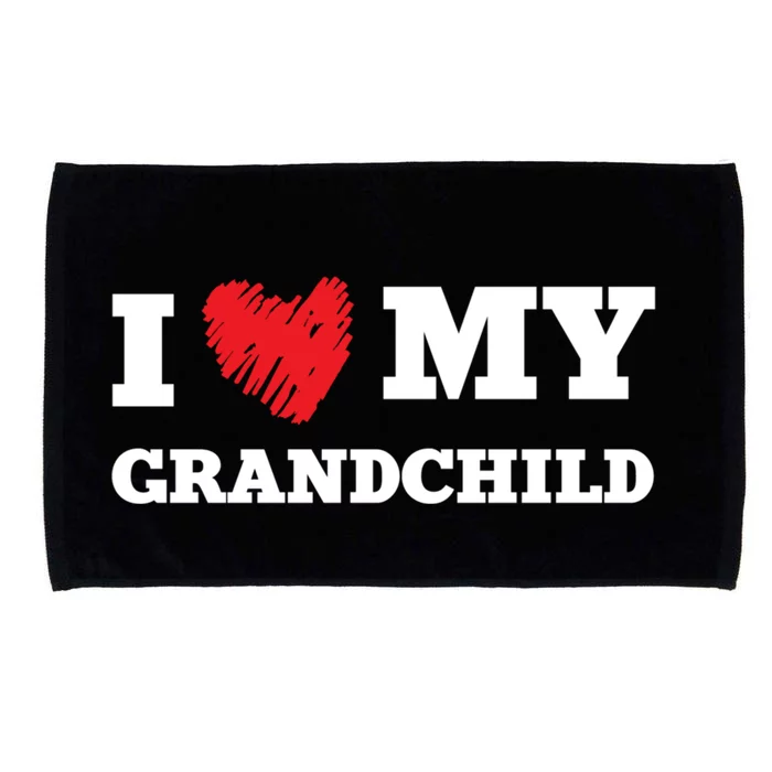 I Love My Grand Favorite Family Member Valentines Funny Gift Microfiber Hand Towel