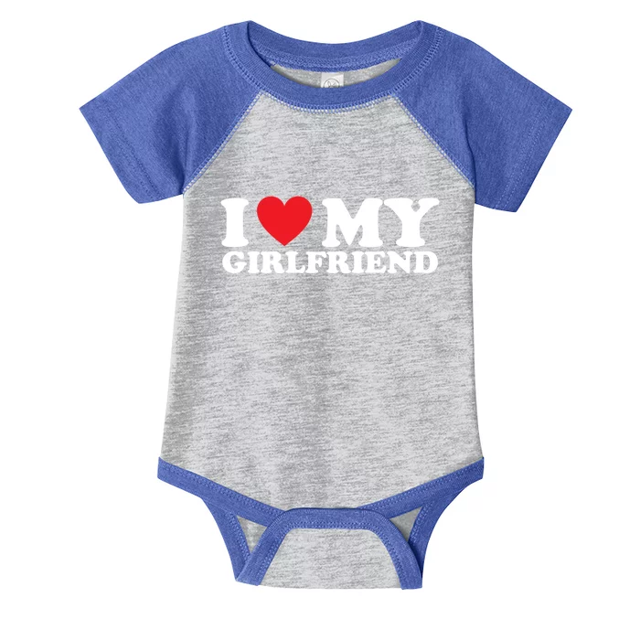 I Love My Friend I Heart My Friend Gift Infant Baby Jersey Bodysuit