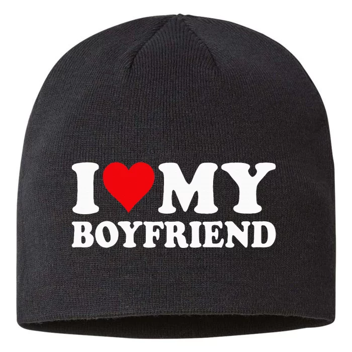 I Love My Boyfriend I Heart My Boyfriend BF 8 1/2in Sustainable Knit Beanie