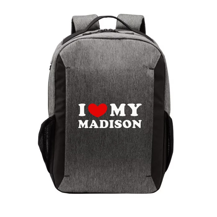 I Love My Madison Vector Backpack