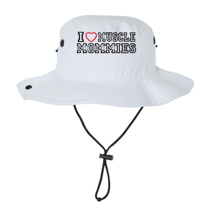 I Love Muscle Mommies, I Heart Muscle Mommies, Muscle Mommy Legacy Cool Fit Booney Bucket Hat