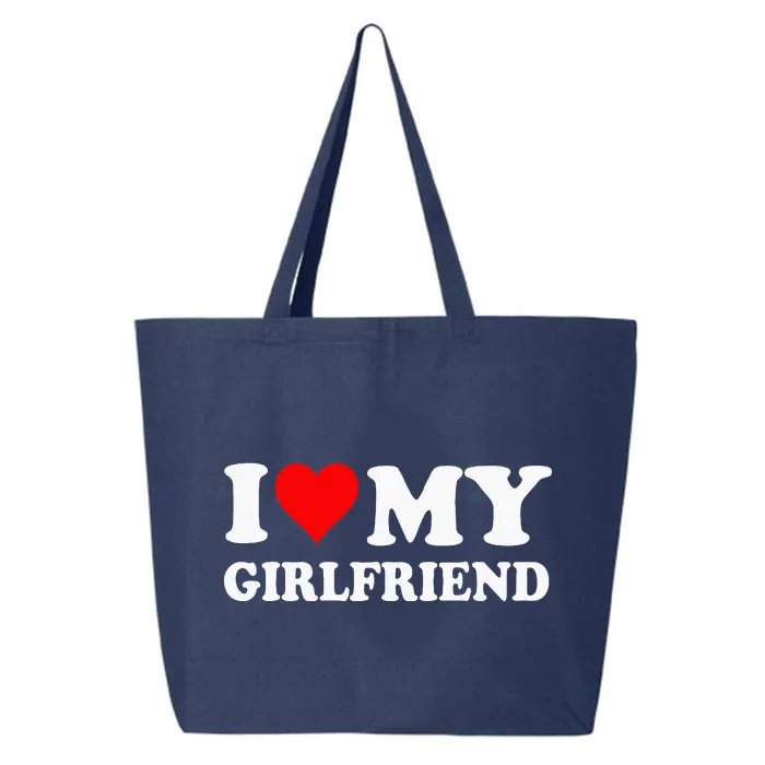 I Love My Girlfriend 25L Jumbo Tote