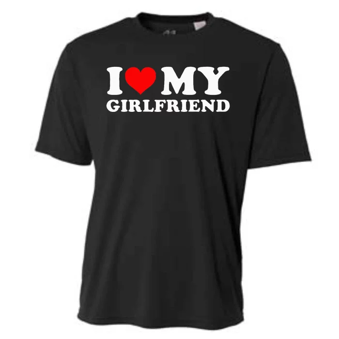 I L.ove My Girlfriend I Heart My Girlfriend GF Cooling Performance Crew T-Shirt