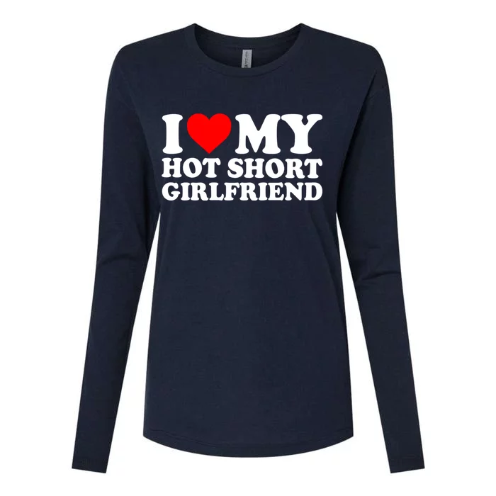 I Love My Hot Short GF | I Love My Hot Short Girlfriend GF Womens Cotton Relaxed Long Sleeve T-Shirt