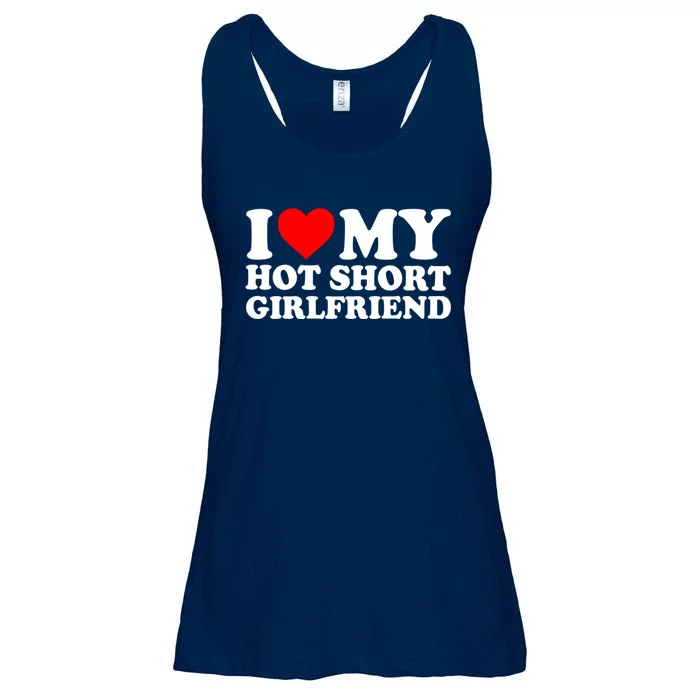 I Love My Hot Short GF | I Love My Hot Short Girlfriend GF Ladies Essential Flowy Tank