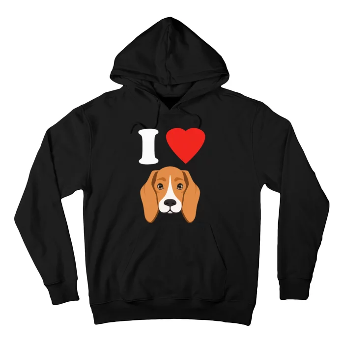 I Love My Beagle Dog Lover Hoodie