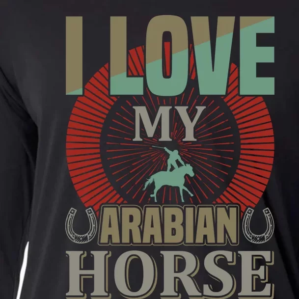 I Love My Arabian Horse Cooling Performance Long Sleeve Crew