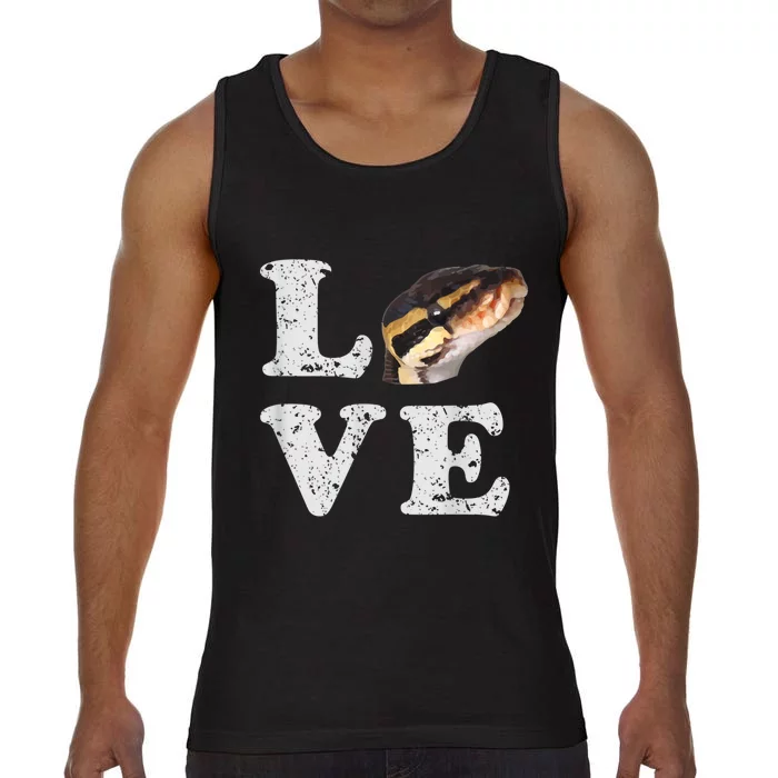 I Love My Ball Python | Pet Snake Lovers Gift Comfort Colors® Tank Top