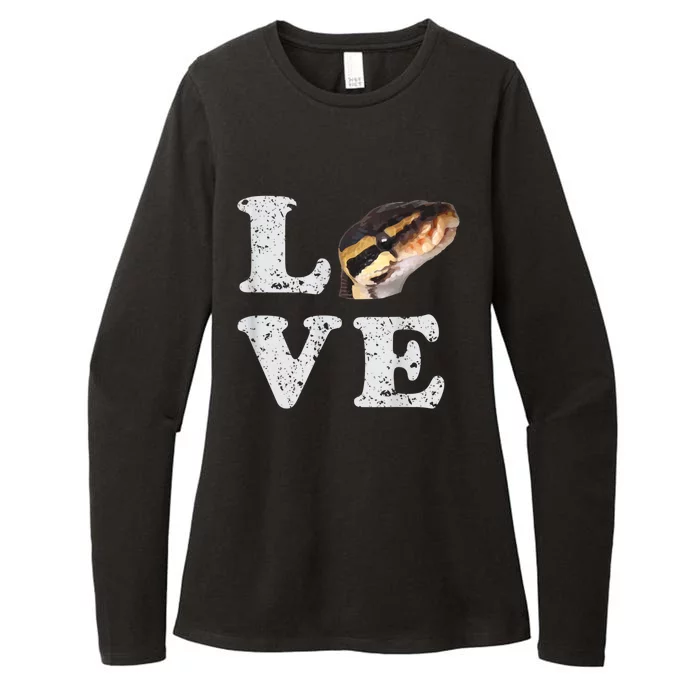 I Love My Ball Python | Pet Snake Lovers Gift Womens CVC Long Sleeve Shirt