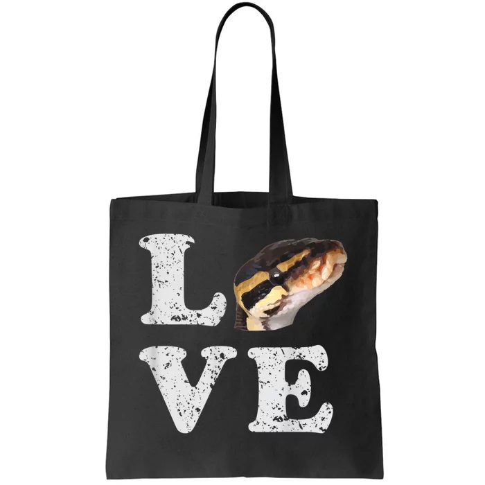 I Love My Ball Python | Pet Snake Lovers Gift Tote Bag