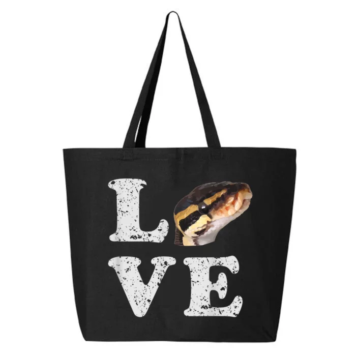 I Love My Ball Python | Pet Snake Lovers Gift 25L Jumbo Tote