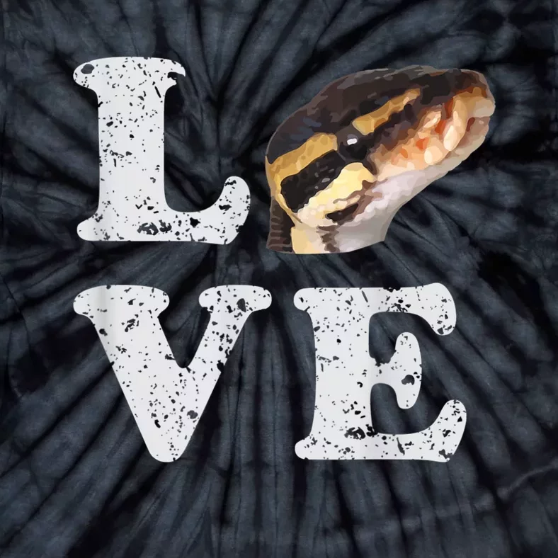 I Love My Ball Python | Pet Snake Lovers Gift Tie-Dye T-Shirt