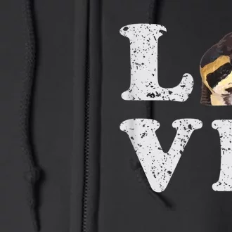 I Love My Ball Python | Pet Snake Lovers Gift Full Zip Hoodie