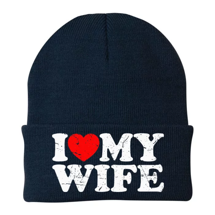 I Love My Wife Knit Cap Winter Beanie