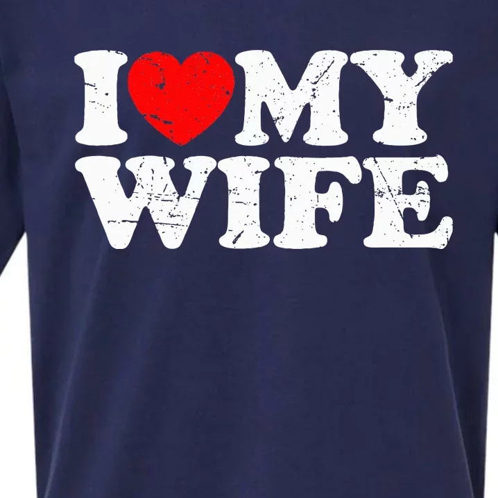 I Love My Wife Sueded Cloud Jersey T-Shirt