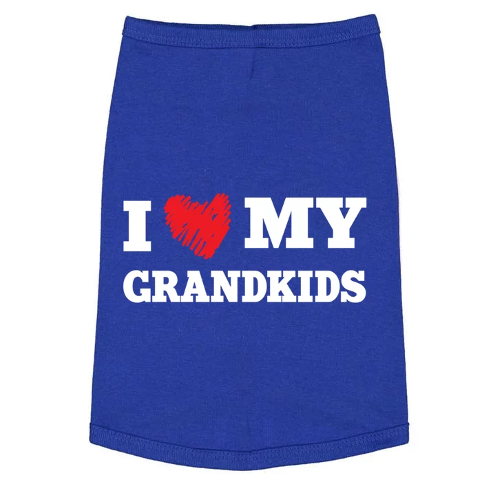 I Love My Grand Favorite Family Member Valentines Gift Doggie Tank