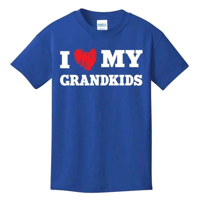 I Love My Grand Favorite Family Member Valentines Gift Kids T-Shirt