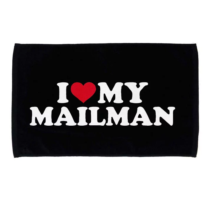 I Love My Mailman Premium Microfiber Hand Towel