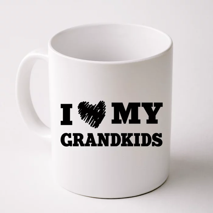 I Love My Grand Favorite Family Member Valentines Cute Gift Front & Back Coffee Mug