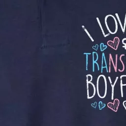 I Love My Transg Boyfriend Transsexual Transg Lgbt Women Softstyle Adult Sport Polo