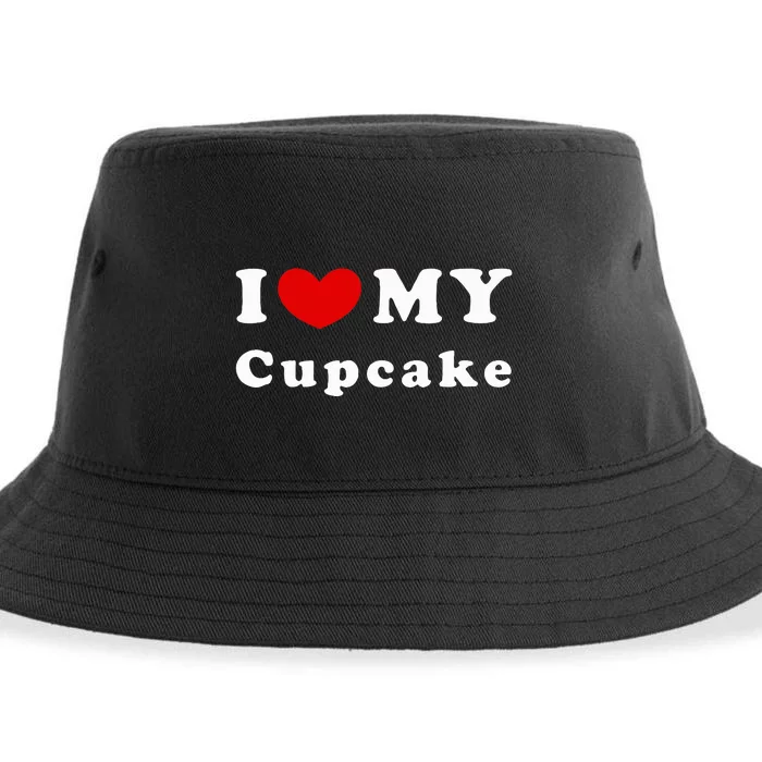 I Love My Cupcake Sustainable Bucket Hat