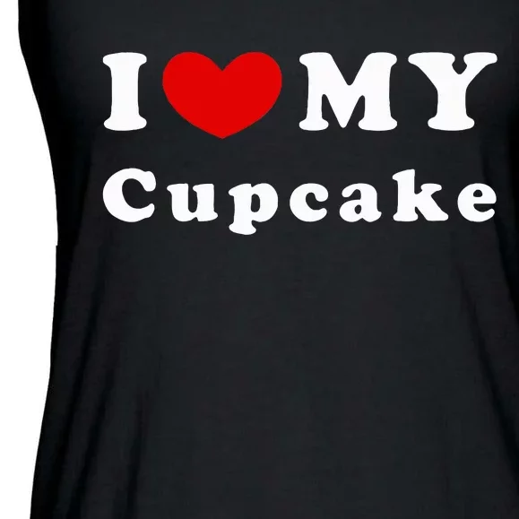 I Love My Cupcake Ladies Essential Flowy Tank