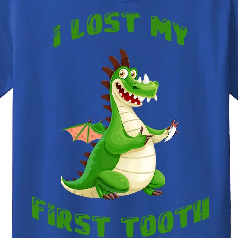 I Lost My 1St Tooth Funny Dragon Tooth Fairy Gift Kids T-Shirt