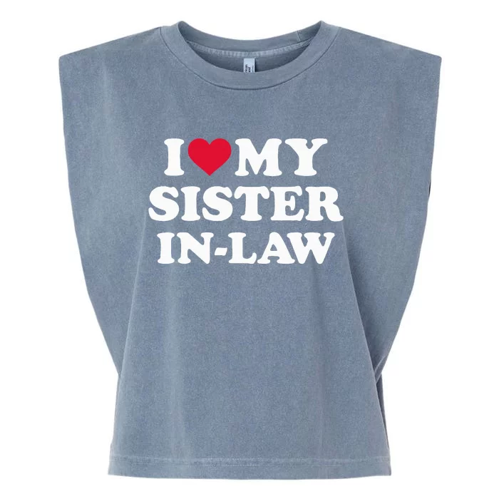 I Love My Sisterinlaw For Brotherinlaw Garment-Dyed Women's Muscle Tee