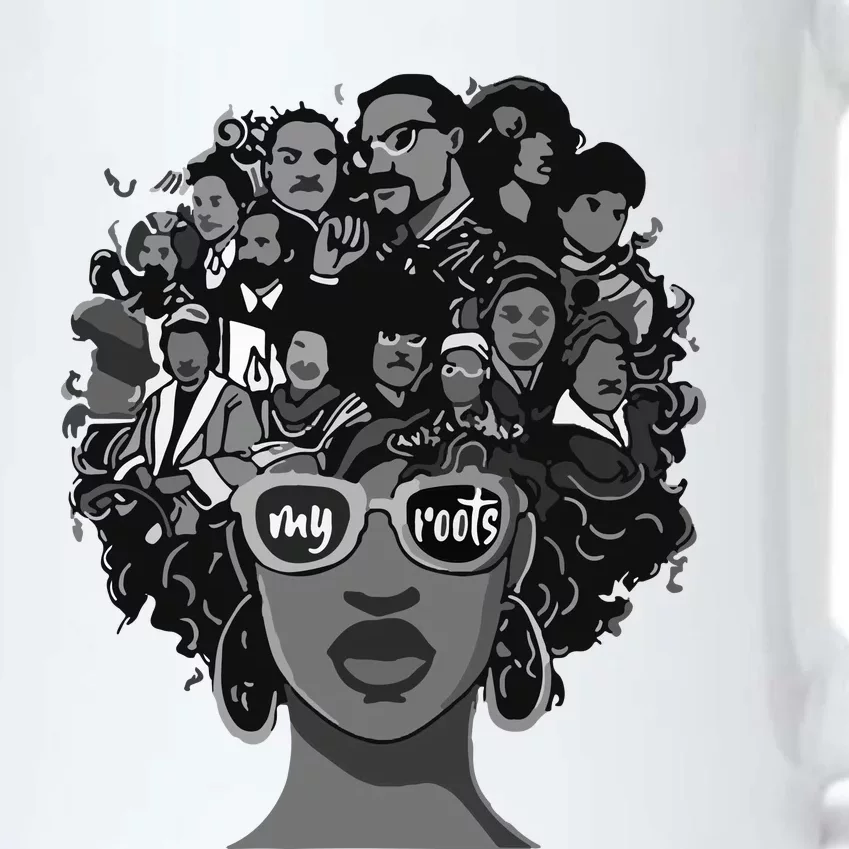 I Love My Roots Back Powerful Black History Month Pride DNA Black Color Changing Mug