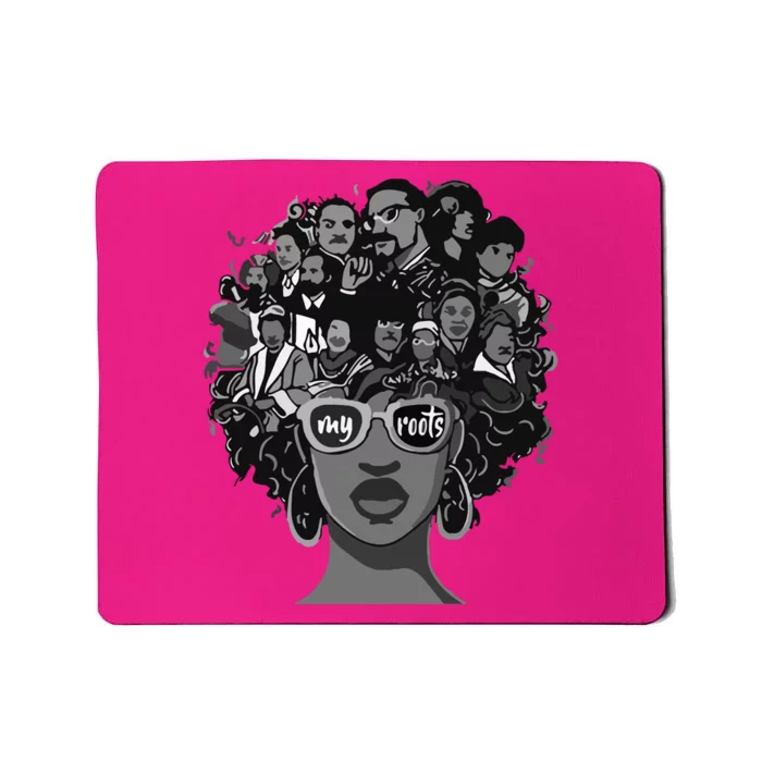 I Love My Roots Back Powerful Black History Month Pride DNA Mousepad